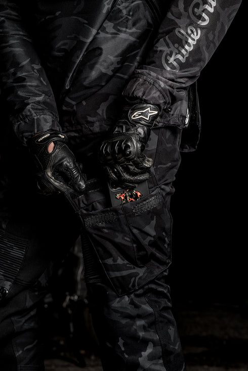 Ride Rich Unit 16 Armoured Motorcycle Joggers - Camo